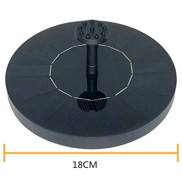 Solar fountain size