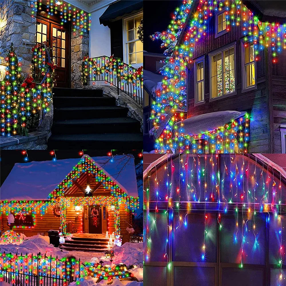 Icicle lights colour options