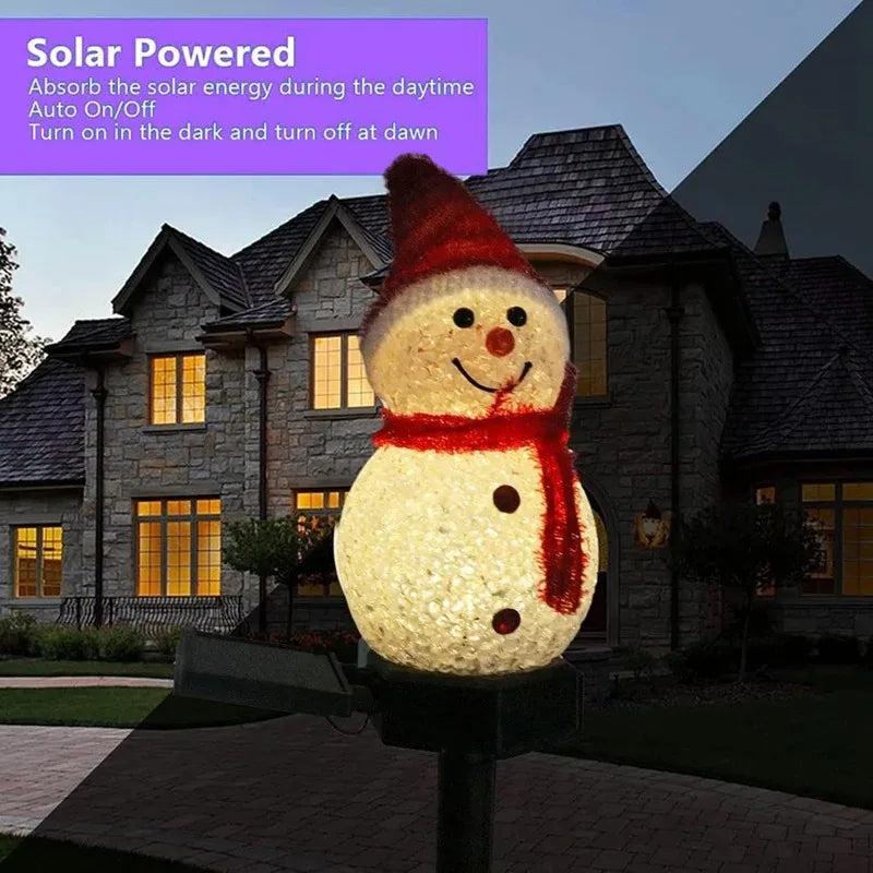 Snowman light detail
